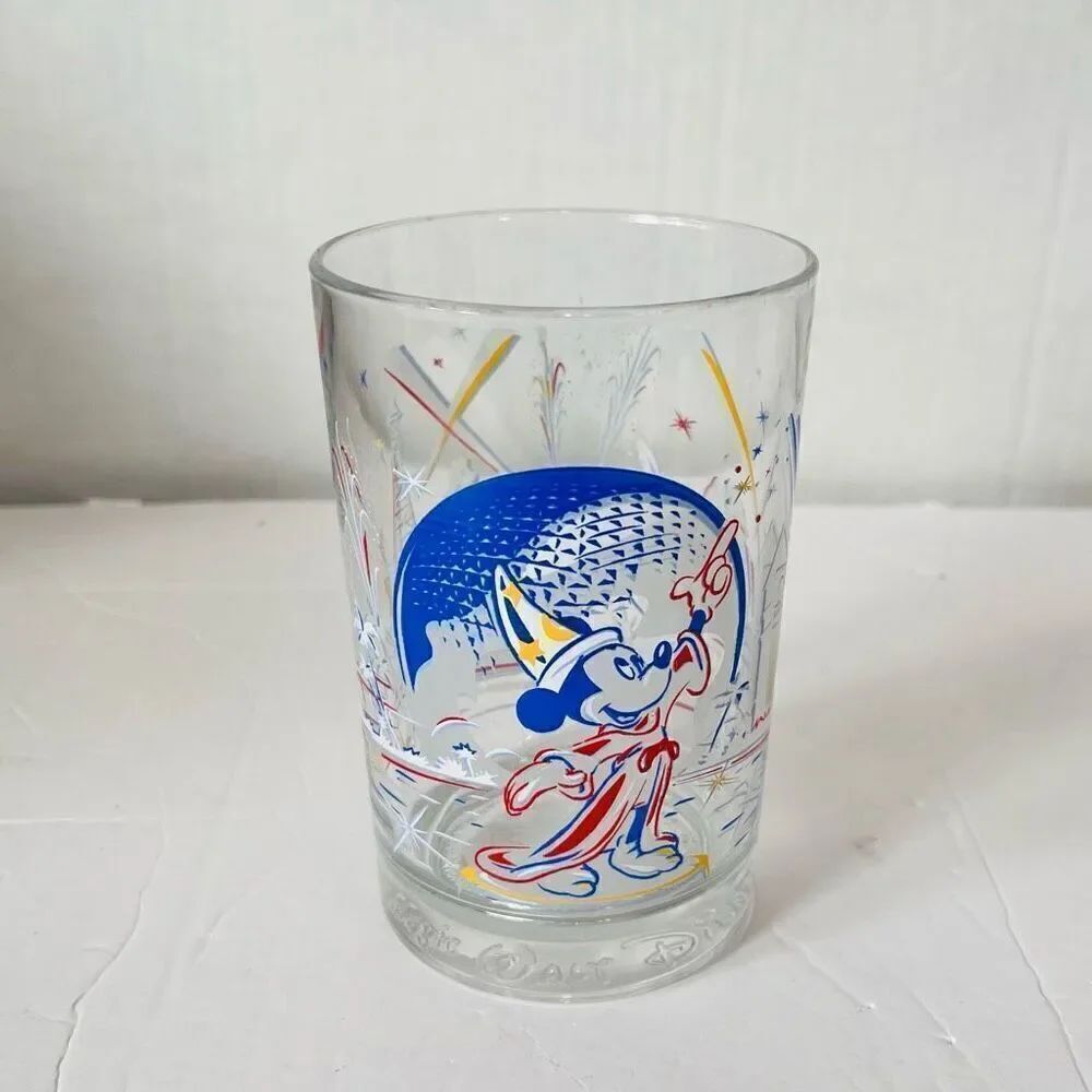 McDonalds Disney World 25th Anniversary Glass